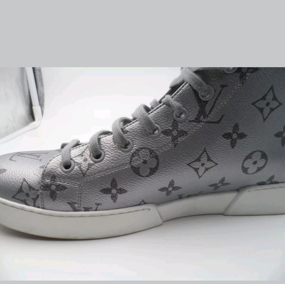 Louis Vuitton Platinum & Black Sneakers - Picture 7 of 8